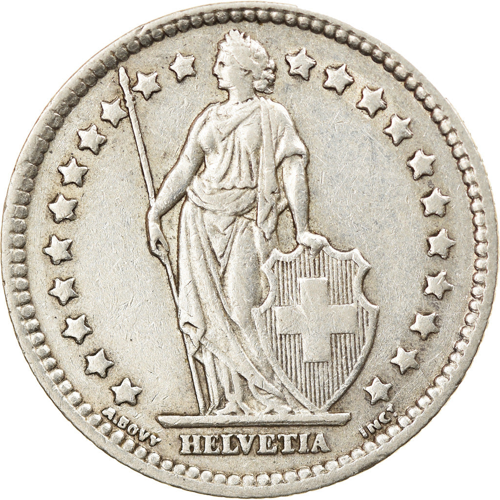 Coin, Switzerland, Franc, 1940, EF(40-45), Silver, KM:24