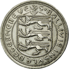 Coin, Guernsey, Elizabeth II, 10 New Pence, 1968, AU(50-53), Copper-nickel