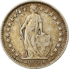 Coin, Switzerland, 1/2 Franc, 1909, Bern, VF(30-35), Silver, KM:23