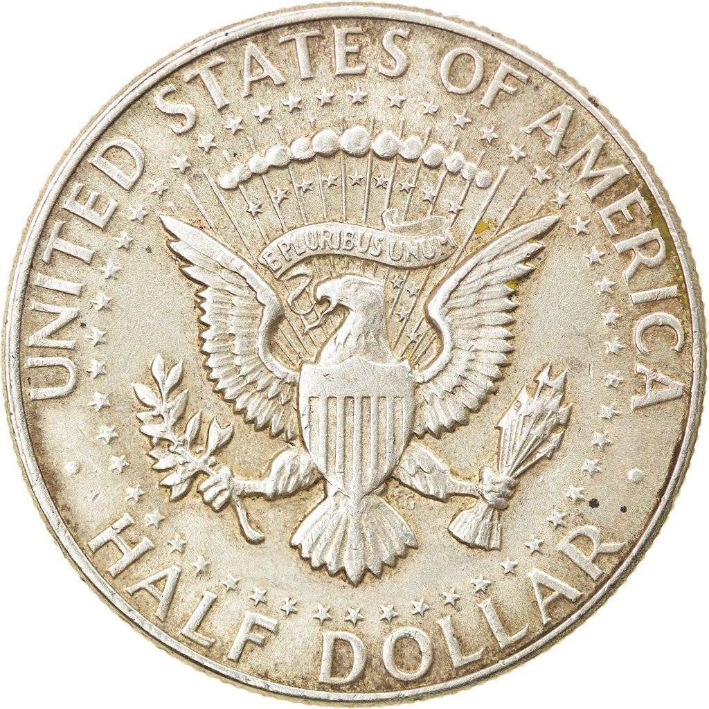 Coin, United States, Kennedy Half Dollar, Half Dollar, 1964, U.S. Mint