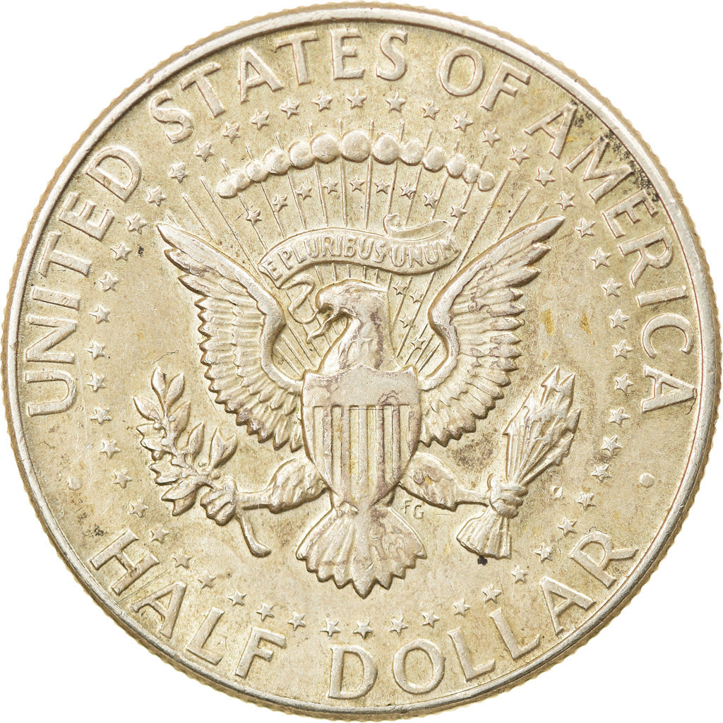 Coin, United States, Kennedy Half Dollar, Half Dollar, 1964, U.S. Mint