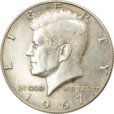Coin, United States, Kennedy Half Dollar, Half Dollar, 1967, U.S. Mint