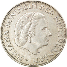 Coin, Netherlands, Juliana, 2-1/2 Gulden, 1959, EF(40-45), Silver, KM:185
