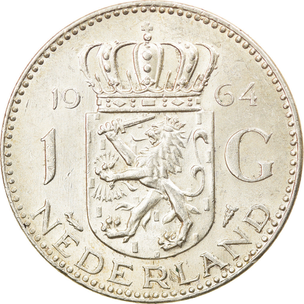 Monnaie, Pays-Bas, Juliana, Gulden, 1964, TTB+, Argent, KM:184