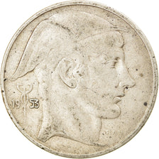 Münze, Belgien, 20 Francs, 20 Frank, 1953, S+, Silber, KM:141.1