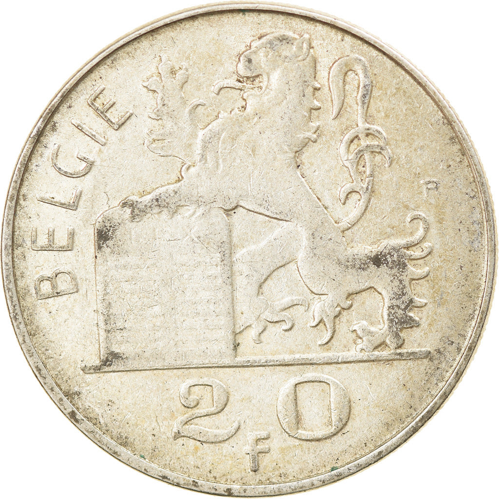 Coin, Belgium, Régence Prince Charles, 20 Francs, 20 Frank, 1949, EF(40-45)