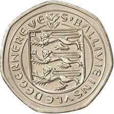 Guernsey, Elizabeth II, 20 Pence, 1982, TTB+, Copper-nickel, KM:38