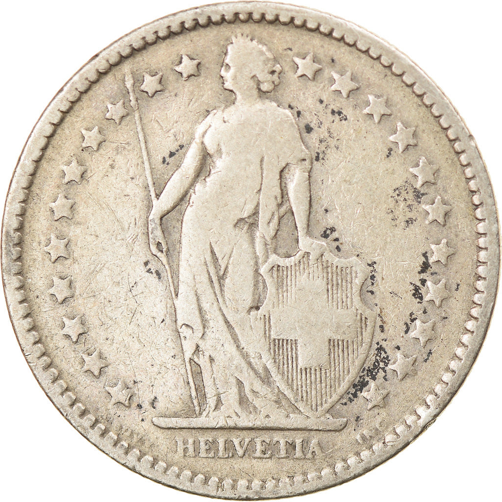 Monnaie, Suisse, 2 Francs, 1894, Paris, TB+, Argent, KM:21