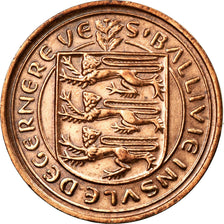 Moneda, Guernsey, Elizabeth II, Penny, 1979, MBC+, Bronce, KM:27