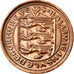 Moneda, Guernsey, Elizabeth II, Penny, 1979, MBC+, Bronce, KM:27