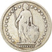 Monnaie, Suisse, Franc, 1912, Bern, TB+, Argent, KM:24