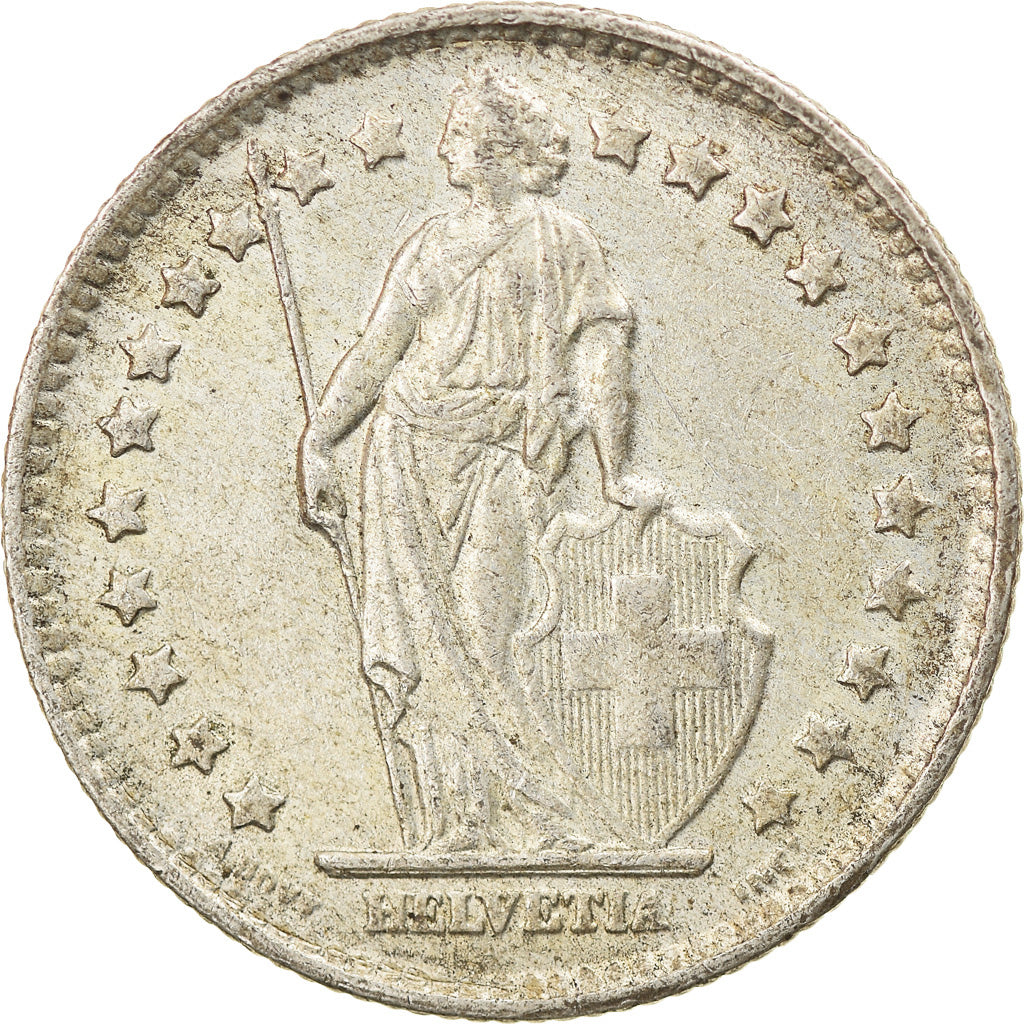 Coin, Switzerland, Franc, 1959, EF(40-45), Silver, KM:24