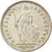Coin, Switzerland, Franc, 1959, EF(40-45), Silver, KM:24