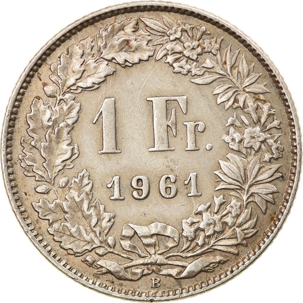 Monnaie, Suisse, Franc, 1964, TTB, Argent, KM:24