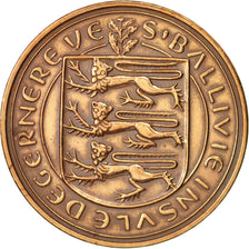 Guernsey, Elizabeth II, 8 Doubles, 1956, AU(50-53), Bronze, KM:16