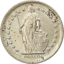 Coin, Switzerland, 1/2 Franc, 1967, Bern, EF(40-45), Silver, KM:23