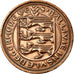 Coin, Guernsey, Elizabeth II, 2 Pence, 1977, AU(50-53), Bronze, KM:28