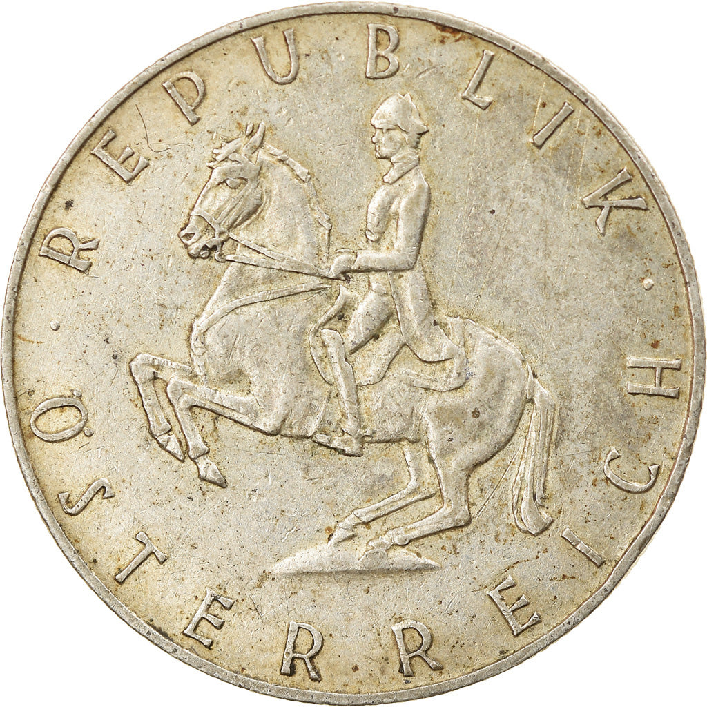 Coin, Austria, 5 Schilling, 1961, VF(30-35), Silver, KM:2889