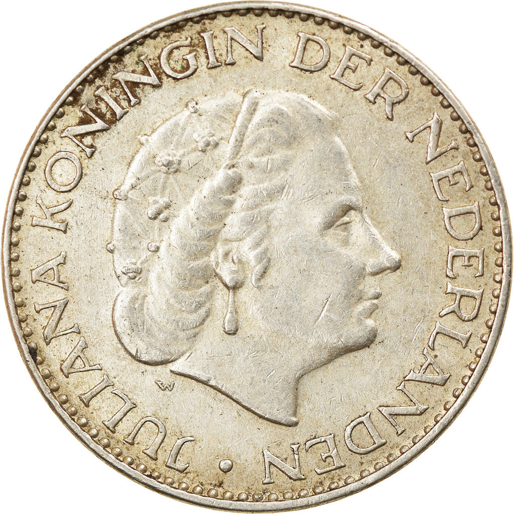 Monnaie, Pays-Bas, Juliana, Gulden, 1964, TTB+, Argent, KM:184