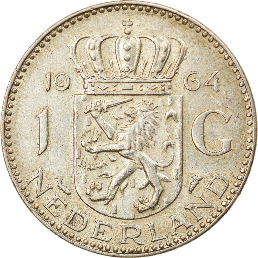 Monnaie, Pays-Bas, Juliana, Gulden, 1964, TTB+, Argent, KM:184