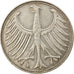 Coin, GERMANY - FEDERAL REPUBLIC, 5 Mark, 1951, Hambourg, EF(40-45), Silver