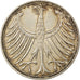 Coin, GERMANY - FEDERAL REPUBLIC, 5 Mark, 1964, Stuttgart, EF(40-45), Silver