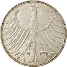 Moneta, Niemcy - RFN, 5 Mark, 1971, Karlsruhe, EF(40-45), Srebro, KM:112.1