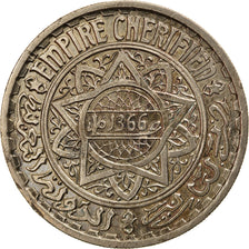 Coin, Morocco, Mohammed V, 20 Francs, AH 1366/1946, Paris, AU(50-53)