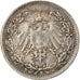 Coin, GERMANY - EMPIRE, 1/2 Mark, 1919, Munich, EF(40-45), Silver, KM:17
