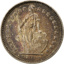 Coin, Switzerland, 1/2 Franc, 1921, Bern, AU(50-53), Silver, KM:23
