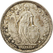 Coin, Switzerland, Franc, 1914, Bern, AU(50-53), Silver, KM:24