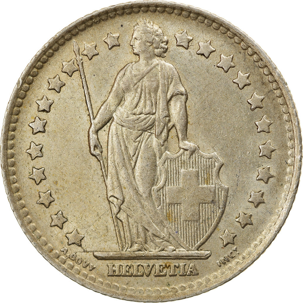 Münze, Schweiz, Franc, 1945, Bern, SS, Silber, KM:24