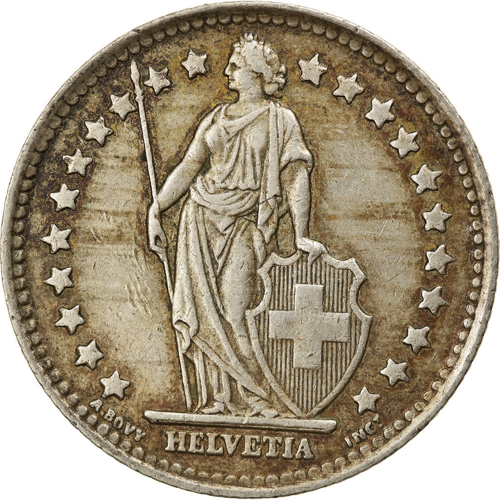 Coin, Switzerland, Franc, 1946, Bern, EF(40-45), Silver, KM:24