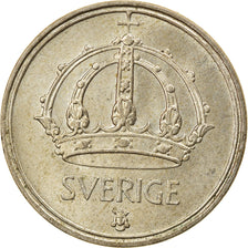 Coin, Sweden, Gustaf V, 10 Öre, 1950, AU(55-58), Silver, KM:813