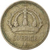 Coin, Sweden, Gustaf V, 10 Öre, 1950, VF(30-35), Silver, KM:813