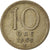 Coin, Sweden, Gustaf V, 10 Öre, 1950, VF(30-35), Silver, KM:813