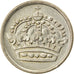 Moeda, Suécia, Gustaf VI, 10 Öre, 1961, EF(40-45), Prata, KM:823