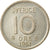 Moeda, Suécia, Gustaf VI, 10 Öre, 1961, EF(40-45), Prata, KM:823