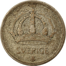 Coin, Sweden, Gustaf V, 25 Öre, 1948, VF(30-35), Silver, KM:816