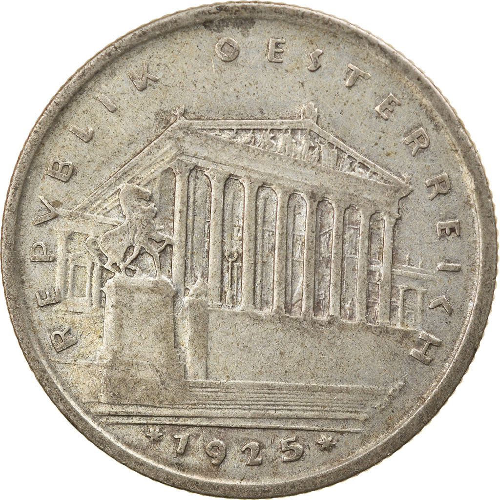 Moneta, Austria, Schilling, 1925, MB+, Argento, KM:2840