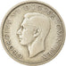 Moneda, Gran Bretaña, George VI, Florin, Two Shillings, 1946, MBC, Plata