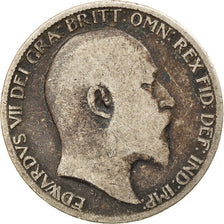Coin, Great Britain, Edward VII, 6 Pence, 1903, VF(20-25), Silver, KM:799
