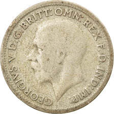 Coin, Great Britain, George V, 6 Pence, 1932, VF(20-25), Silver, KM:832