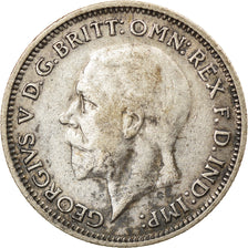 Moneta, Gran Bretagna, George V, 6 Pence, 1933, BB+, Argento, KM:832