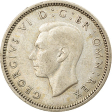 Moneta, Gran Bretagna, George VI, 6 Pence, 1940, BB+, Argento, KM:852