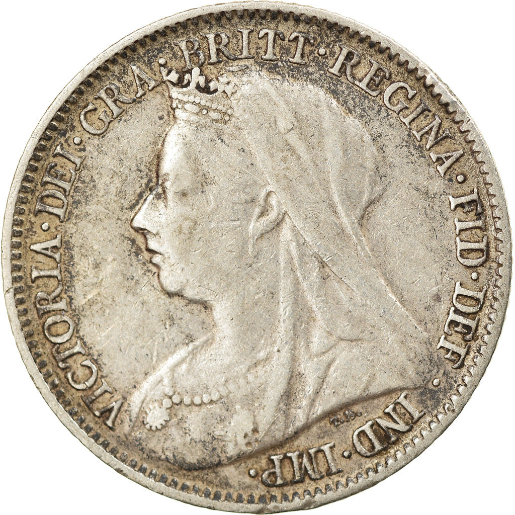 Coin, Great Britain, Victoria, 6 Pence, 1898, EF(40-45), Silver, KM:779