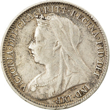 Coin, Great Britain, Victoria, 6 Pence, 1898, EF(40-45), Silver, KM:779