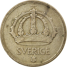 Coin, Sweden, Gustaf V, 50 Öre, 1948, EF(40-45), Silver, KM:817