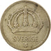 Coin, Sweden, Gustaf V, 50 Öre, 1948, EF(40-45), Silver, KM:817