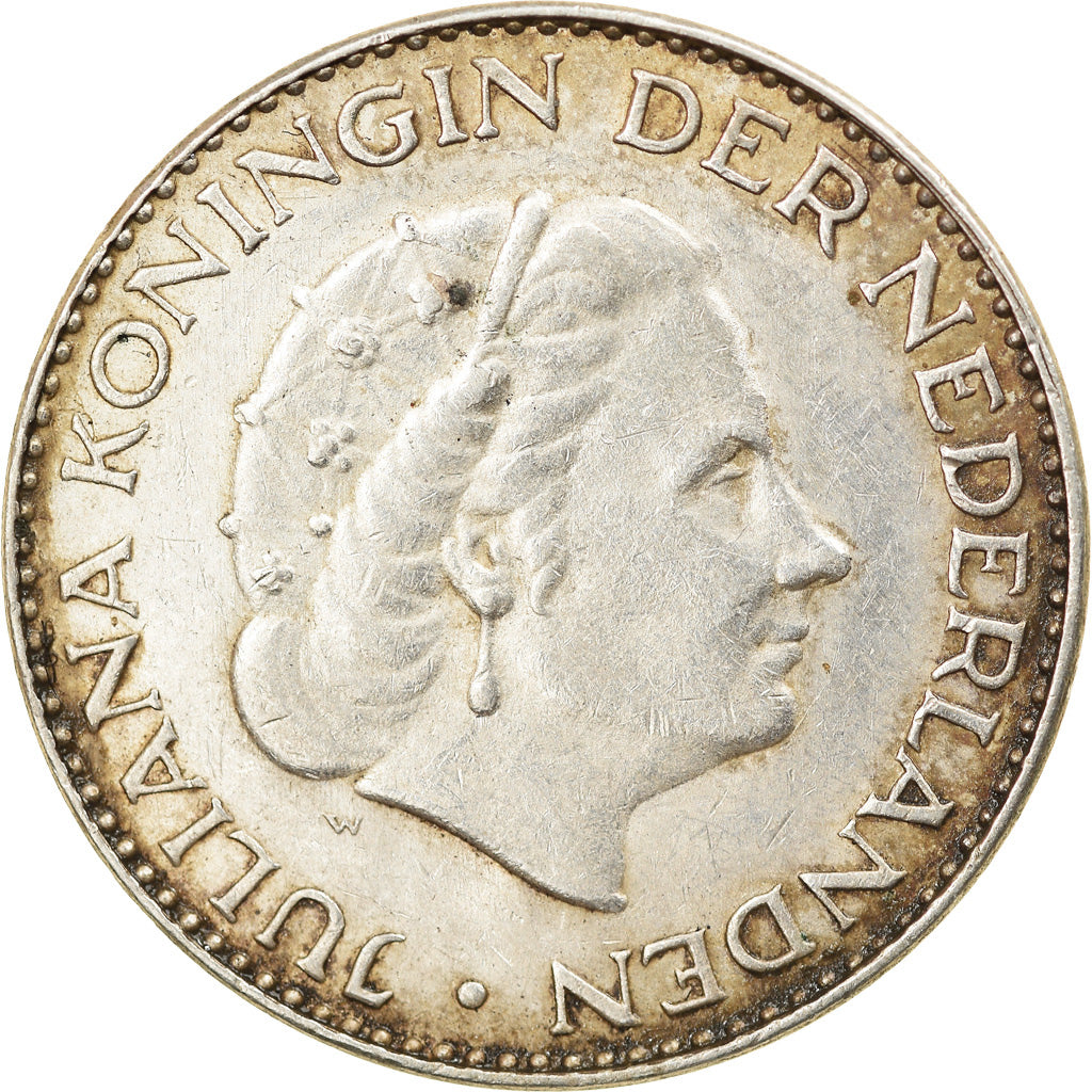 Monnaie, Pays-Bas, Gulden, 1966, TTB, Argent, KM:184